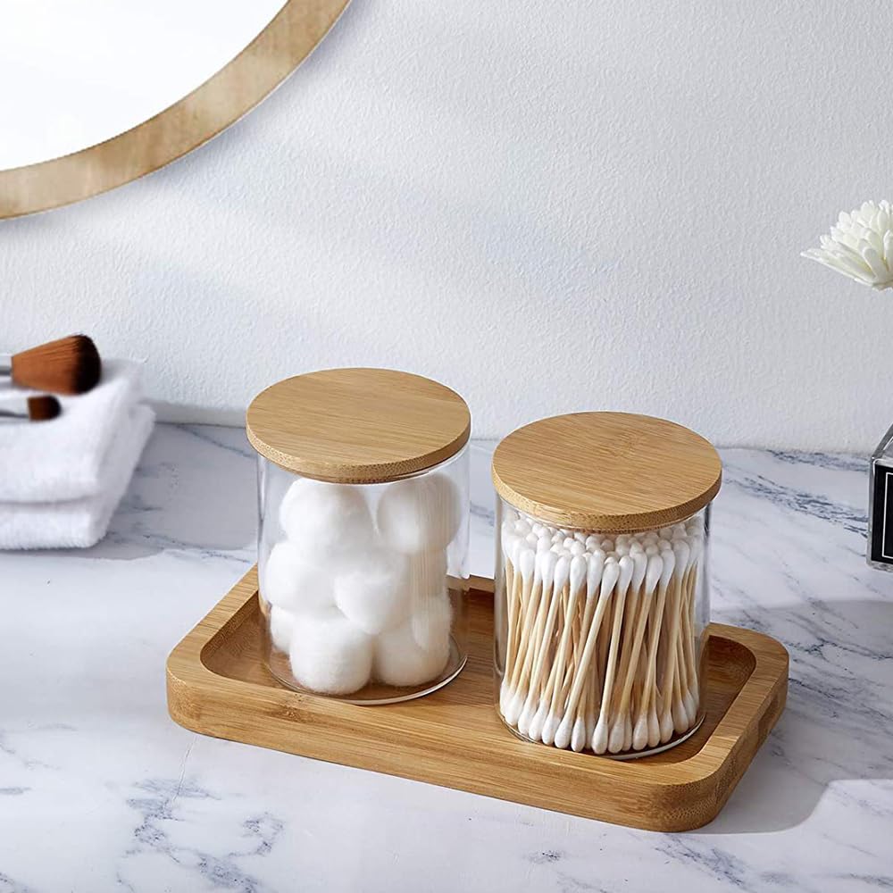 Amazon｜ガラス 綿棒ケース コットンケース 棉棒ボックス コットン入れ